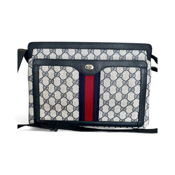 GUCCI GG Supreme Ophidia Vintage Shoulder Bag - Picture 5 of 17